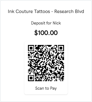 QR code Deposit for Nick