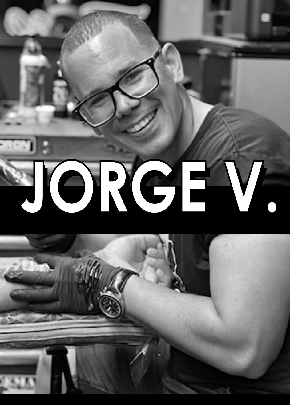 Jorge Vasallo black and grey international realism tattoo artist in Austin Texas coverup color realistic designs