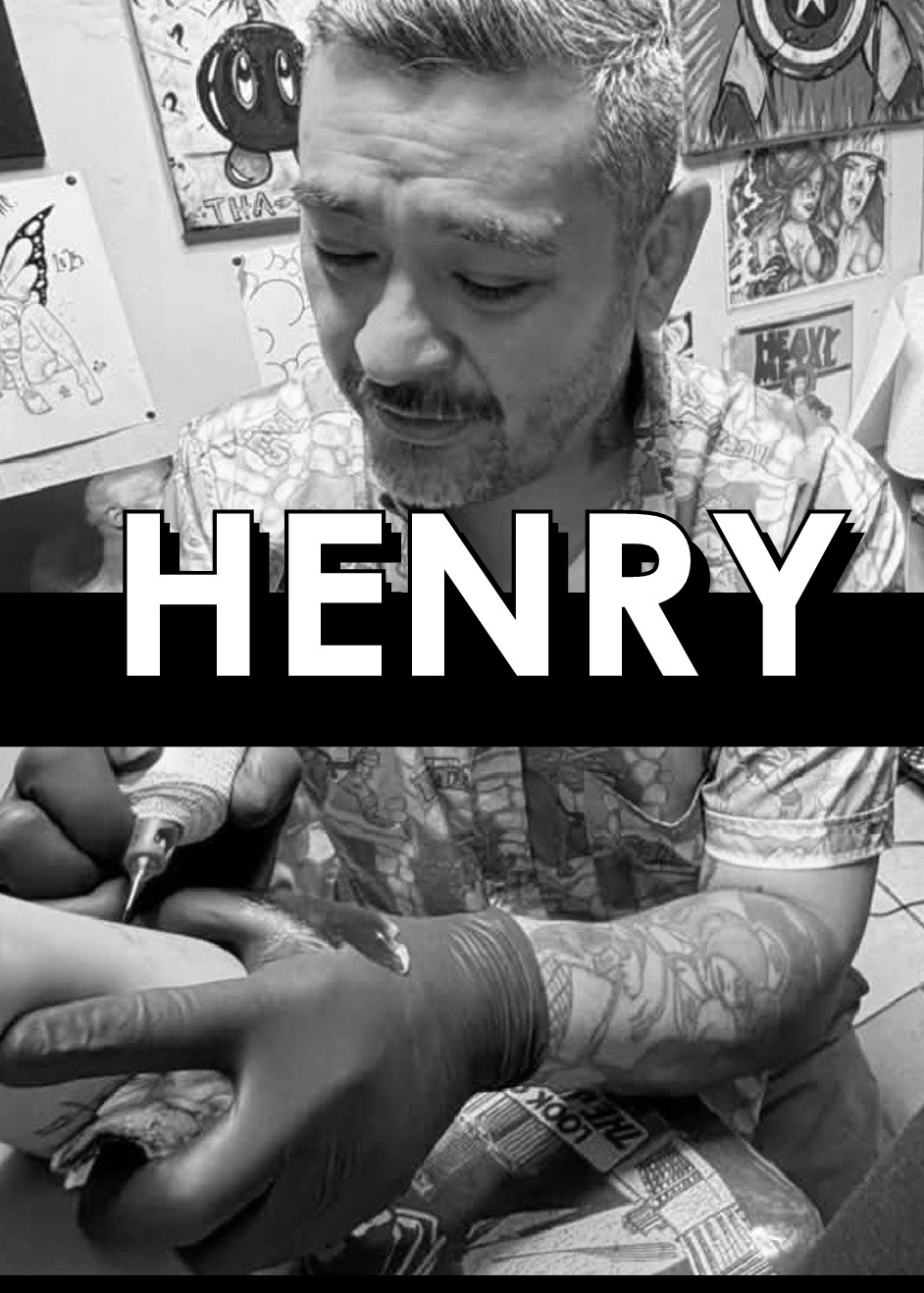 San Antonio tattoo artist Henry at Ink Couture Tattoos marvel comic DC cartoon manga anime Neotraditonal expepert walkins welcome The Pearl St. mary's strip