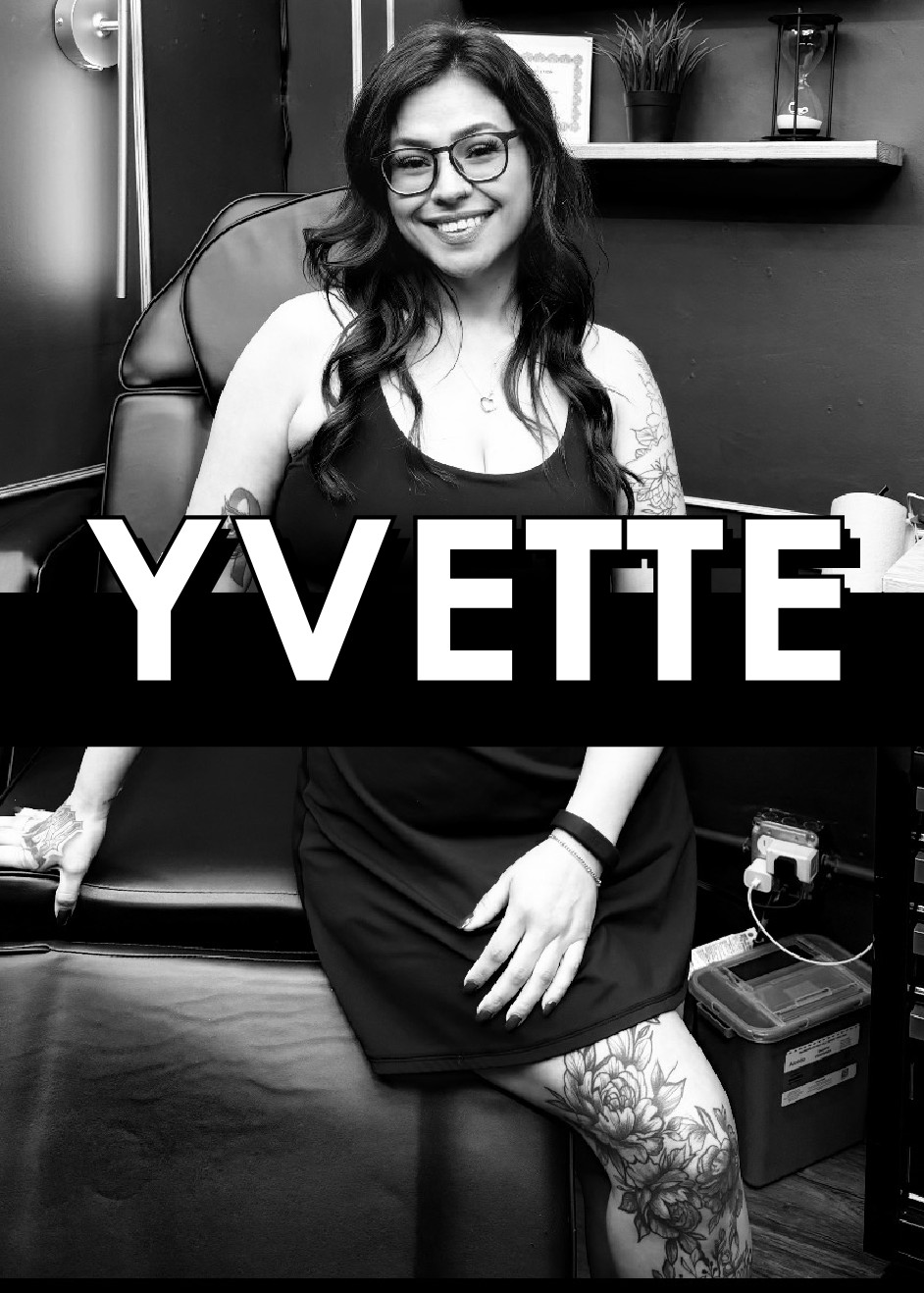 san antonio female tattoo artist Yvette Ink Couture Tattoos st. mary's fort sam houston neotraditional script linework walkins welcome lady tattooer